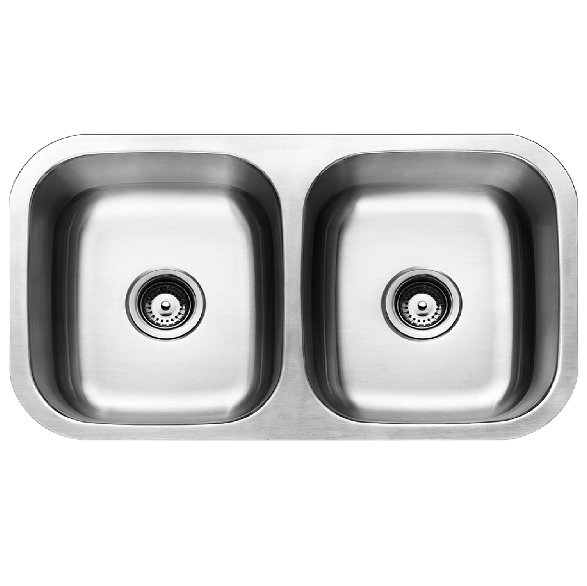 Rubine UNDERMOUNT STAINLESS STEEL Kitchen Sink DOUBLE BOWL FOX 620-79U